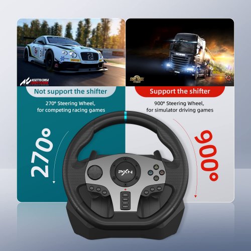 Steering Wheel PXN V9 Driving Wheel - waelgames